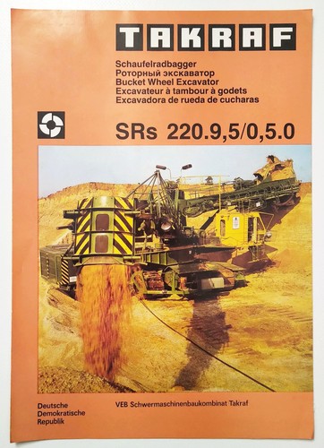 Takraf schaufelradbagger srs - schaufelradbagger,