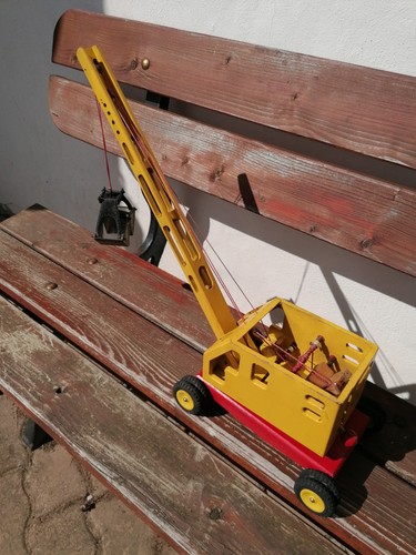 Ddr spielzeug bagger aus holz - bagger,