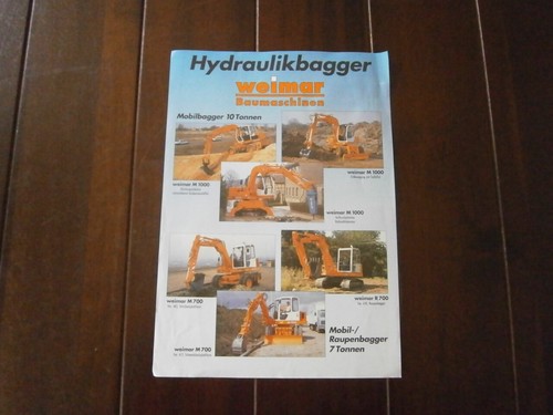Prospekt hydraulikbagger - prospekt,